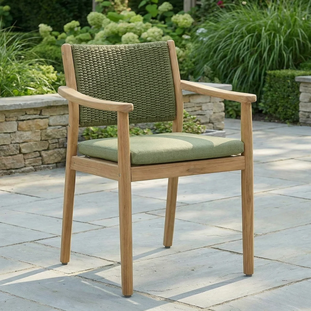 Tetbury 8 Seat Rectangular Garden Dining Set - Brown – image 5