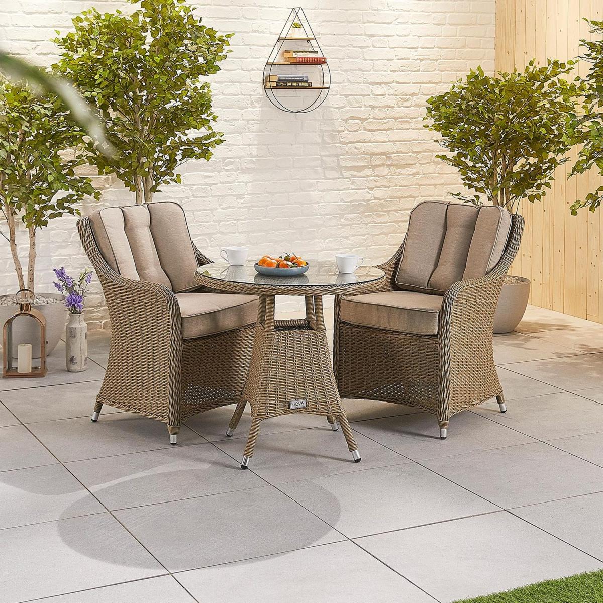 Nova Heritage Camilla Two Seater Round Bistro Set - Willow – image 1