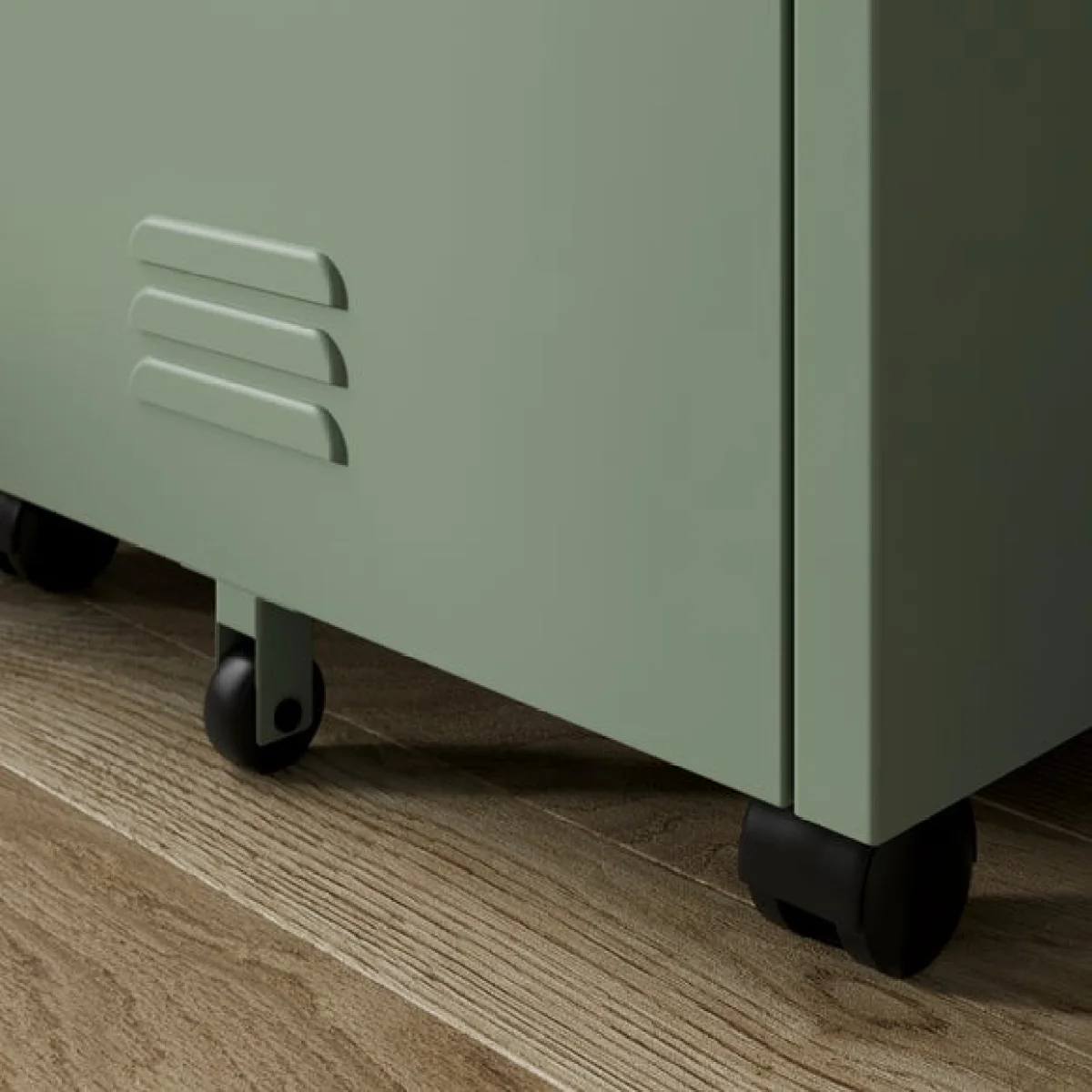 Helga Lockable 2 Drawer Storage Cabinet – image 5