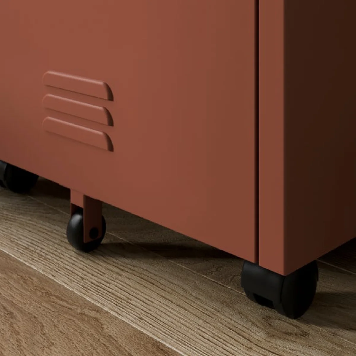 Helga Lockable 2 Drawer Storage Cabinet – image 5