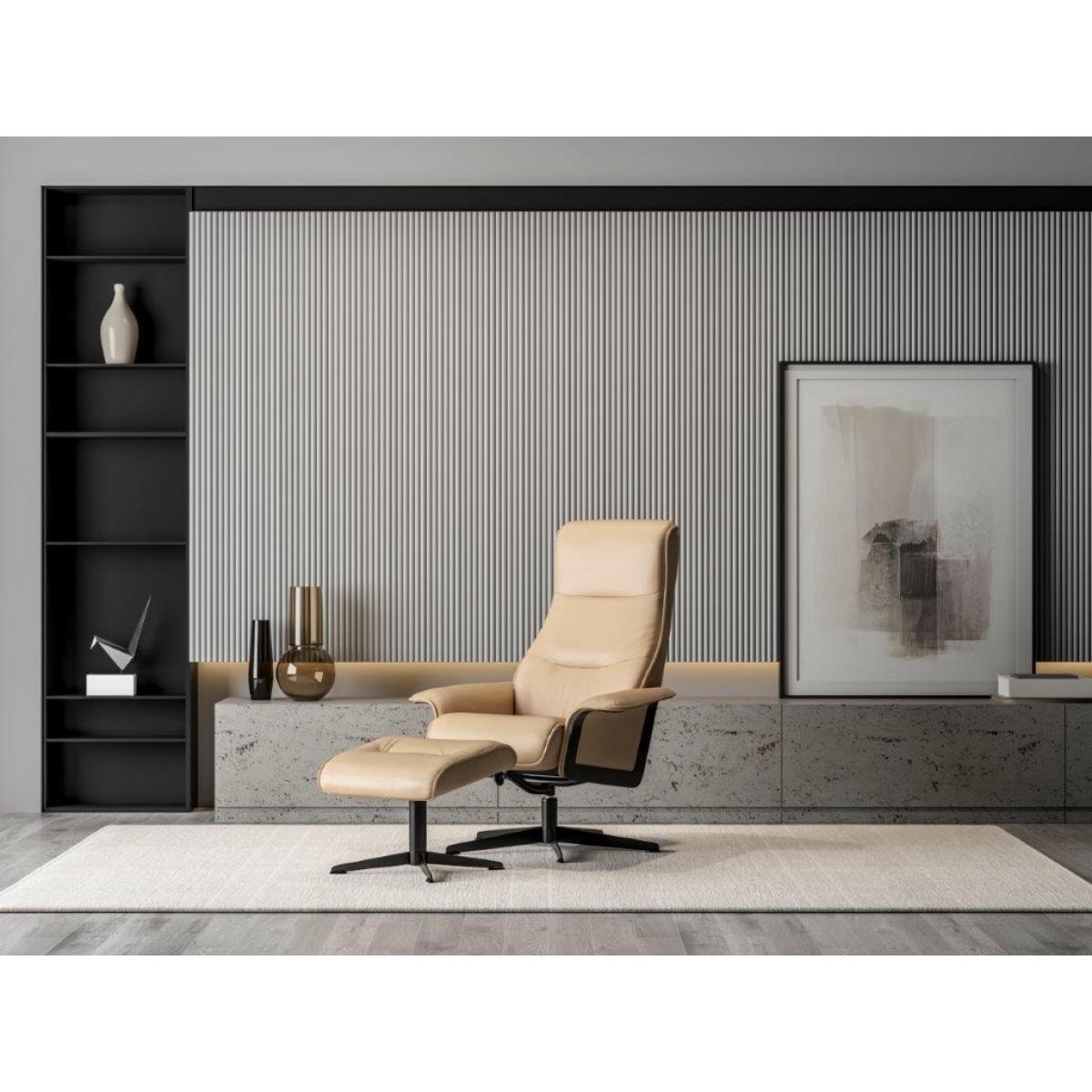 IMG Comfort Scandi 1000 Chair and Footstool - Standard - Trend Leather, Star – image 6