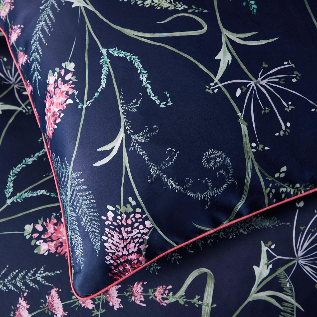 Dorma Winter Garden Navy 100% Cotton Reversible Duvet Cover and Pillowcase Set Navy (Blue) – image 7