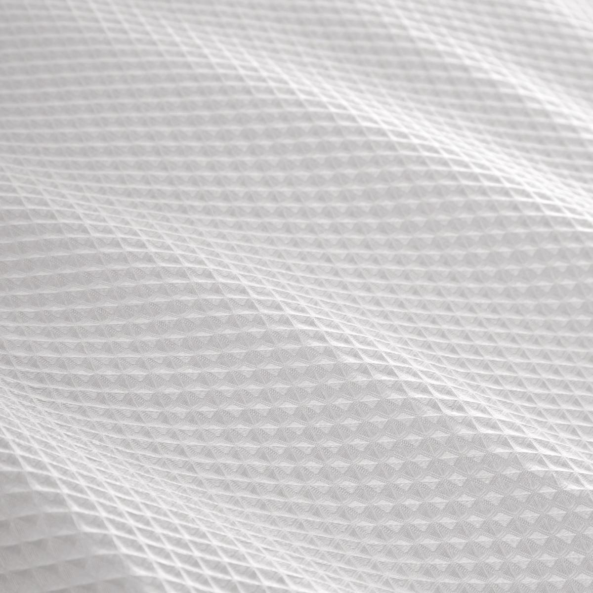 Waffle White Duvet Cover and Pillowcase Set White – image 2