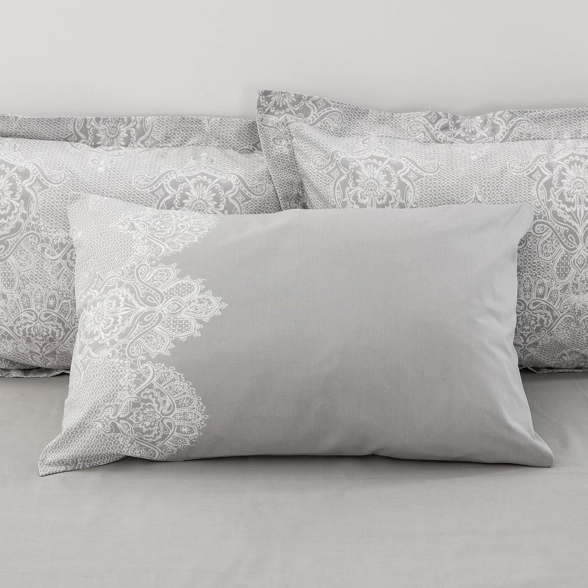 Eleanor Grey Reversible Duvet Cover and Pillowcase Set Grey – image 7