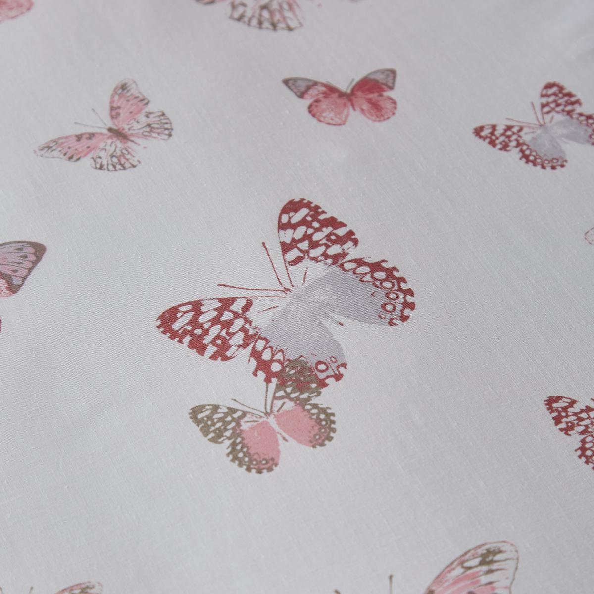 Botanica Butterfly Blush Reversible Duvet Cover and Pillowcase Set Blush Pink – image 3