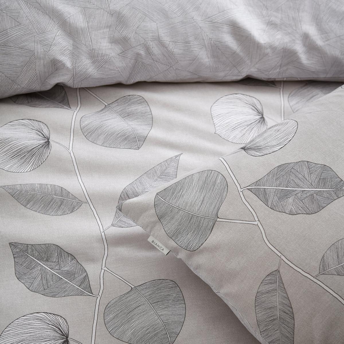 Bianca Cotton Makura 100% Cotton Duvet Cover and Pillowcase Set Natural – image 4