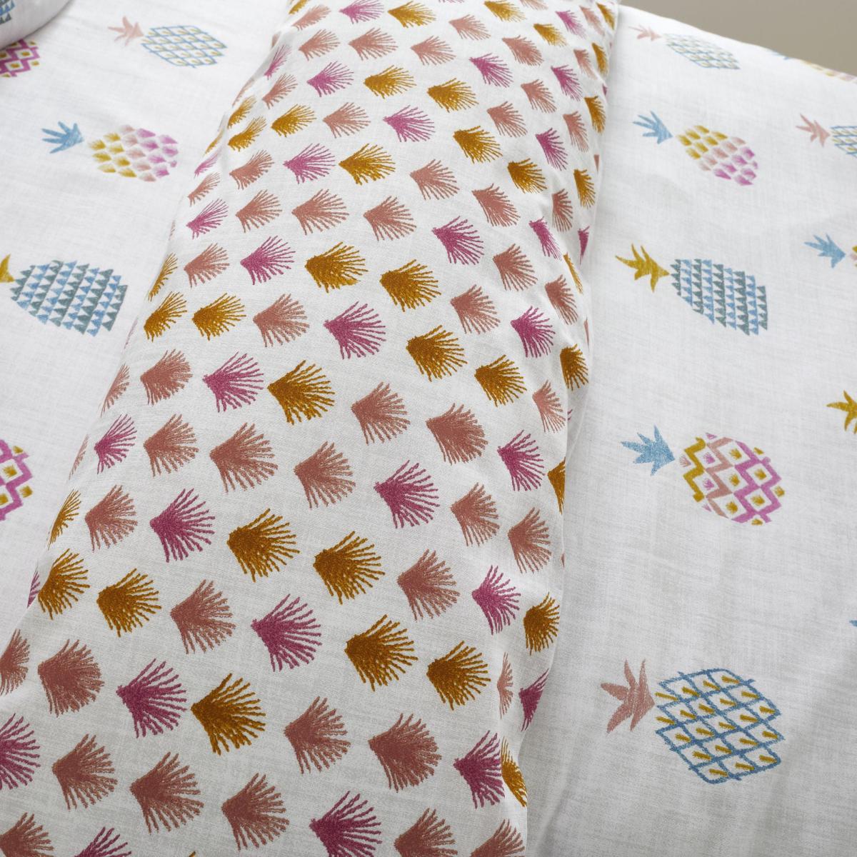 Pineapple Elephant Ananas Pineapple 100% Cotton Duvet Cover and Pillowcase Set MultiColoured – image 3