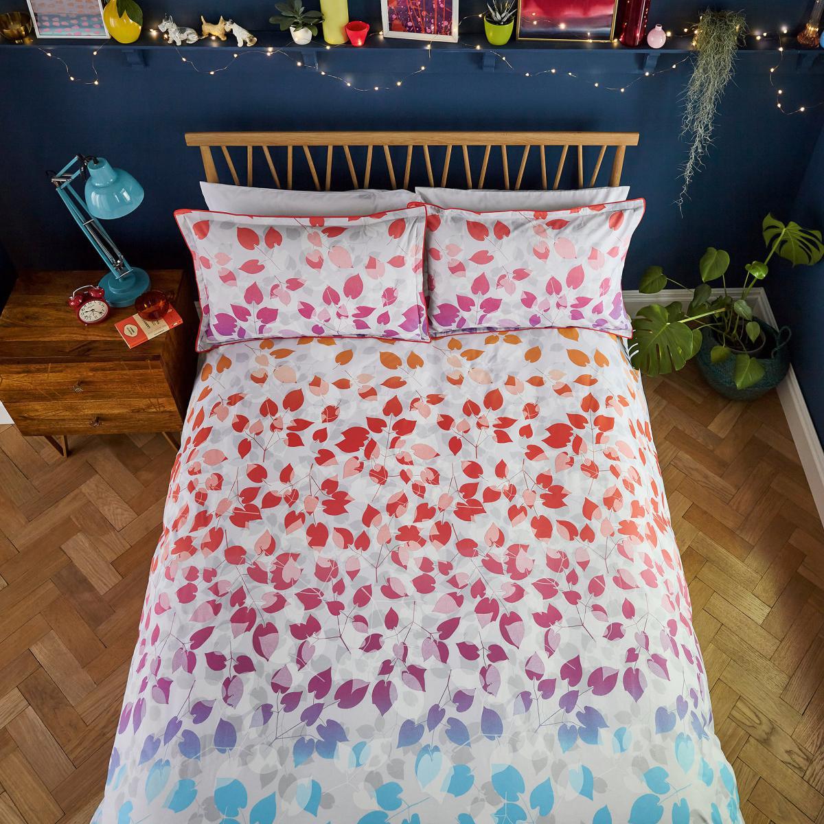 Clarissa Scattered Hearts Rainbow 100% Cotton Duvet Cover Set MultiColoured – image 5