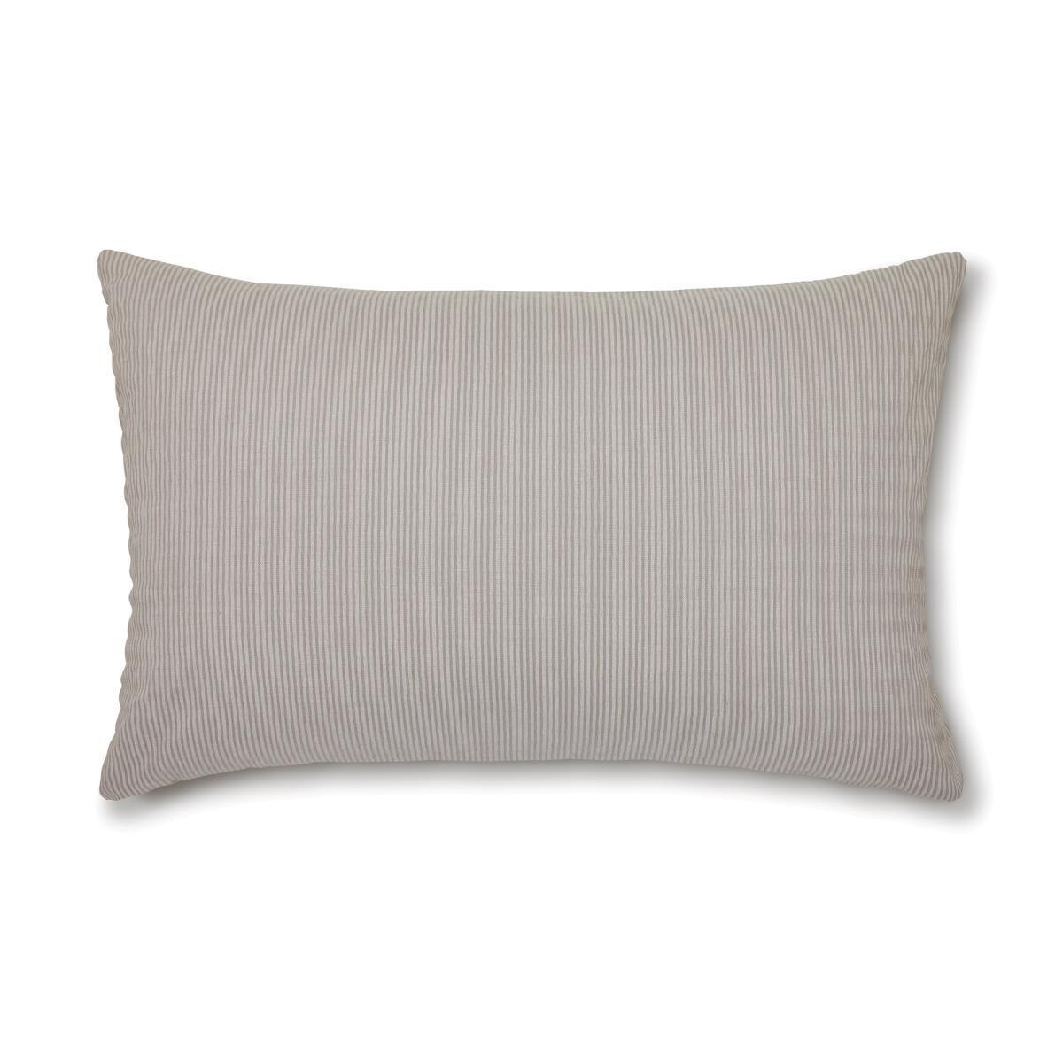 Logan Seersucker Grey Duvet Cover and Pillowcase Set Grey – image 4