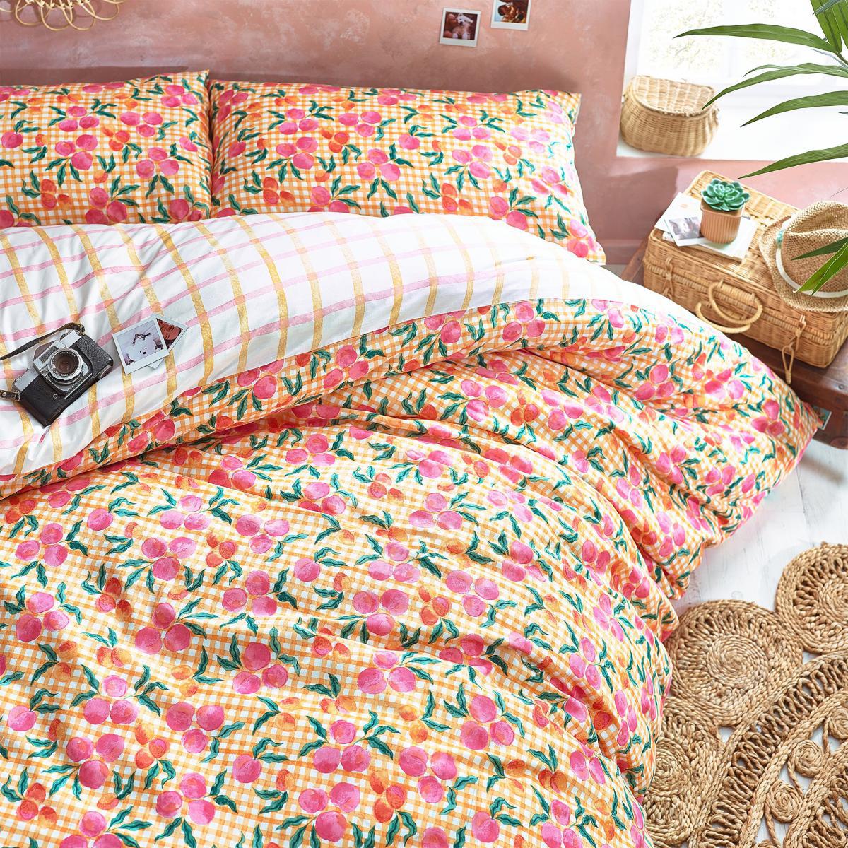 Style Lab Juicy Duvet Cover and Pillowcase Set MultiColoured – image 3