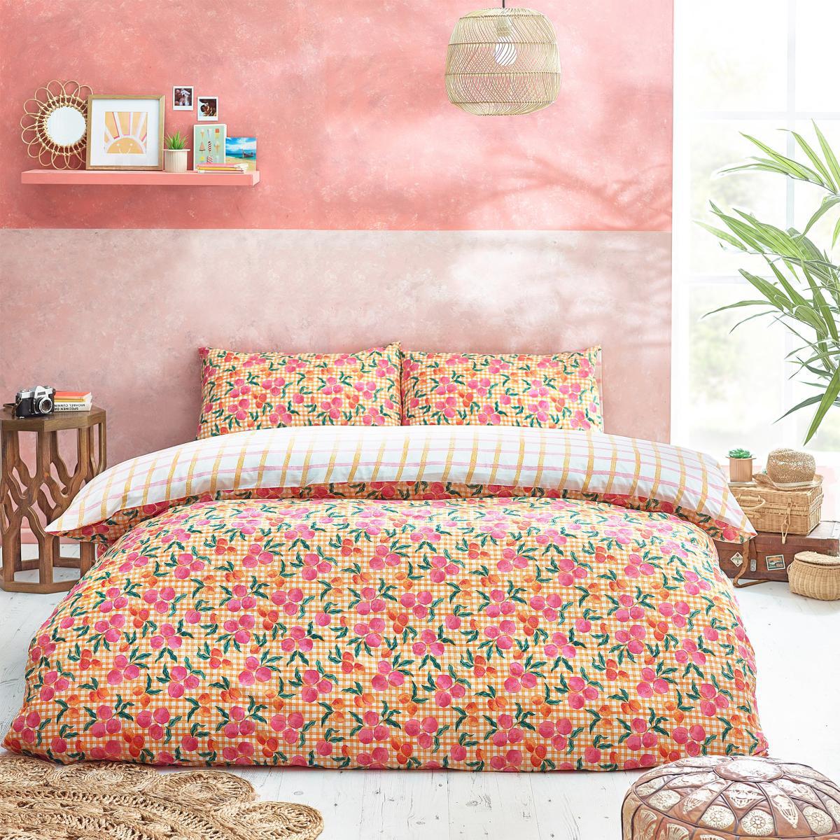 Style Lab Juicy Duvet Cover and Pillowcase Set MultiColoured – image 1