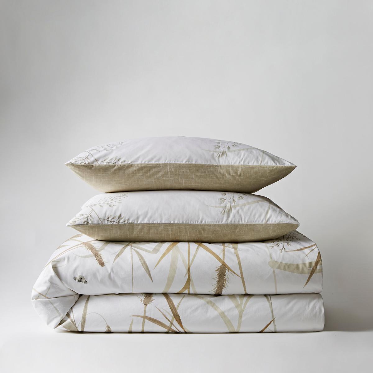 Riverbank 100% Cotton Duvet Cover and Pillowcase Set Natural – image 3