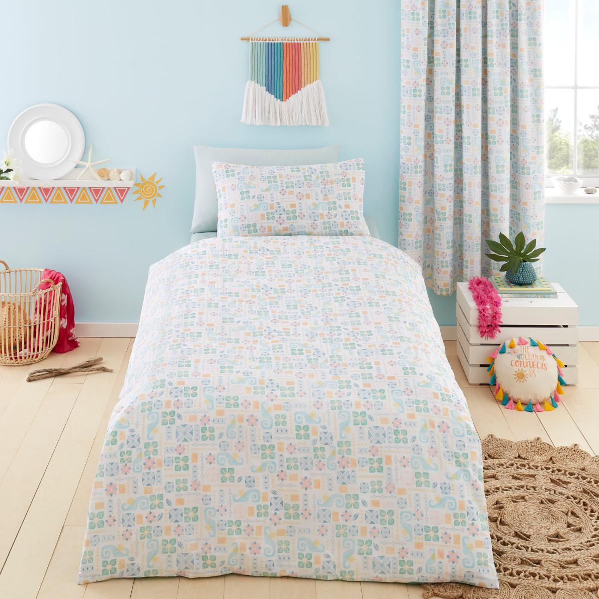Disney Moana 100% Cotton Reversible Duvet Cover and Pillowcase Set MultiColoured – image 4