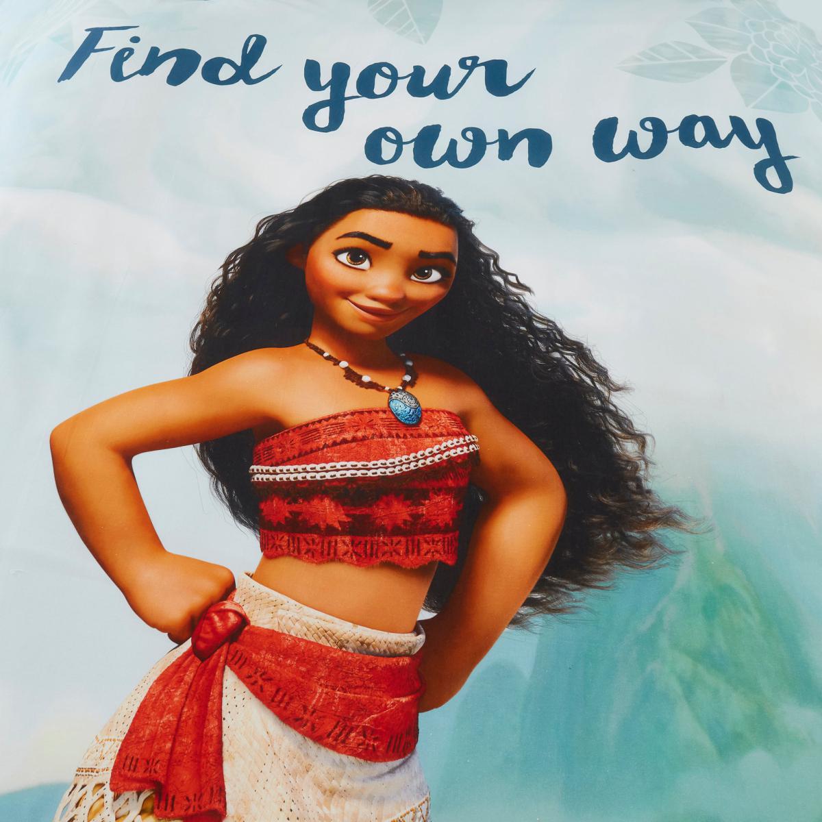 Disney Moana 100% Cotton Reversible Duvet Cover and Pillowcase Set MultiColoured – image 5
