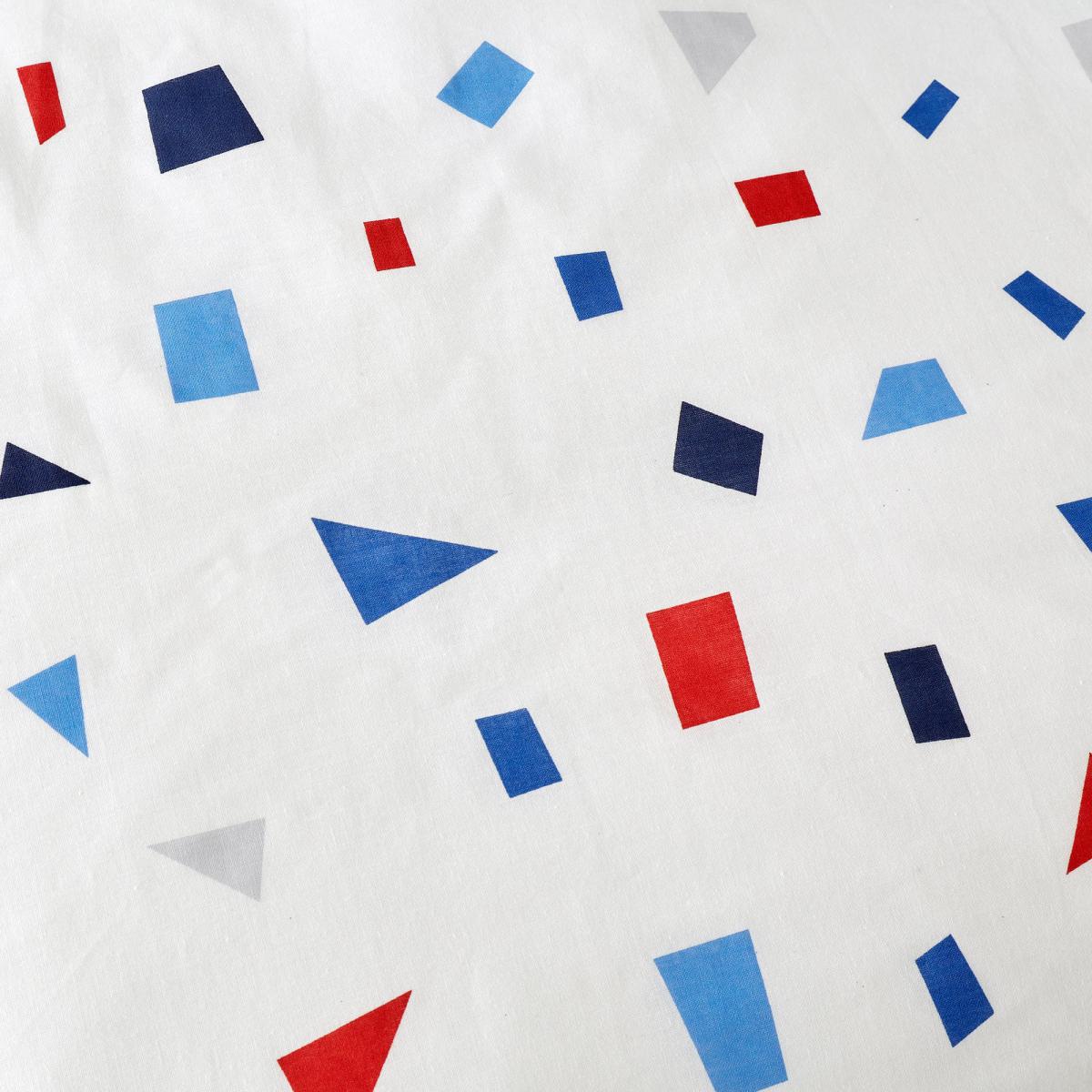 Bold Geometric 100% Cotton Reversible Duvet Cover and Pillowcase Set MultiColoured – image 6