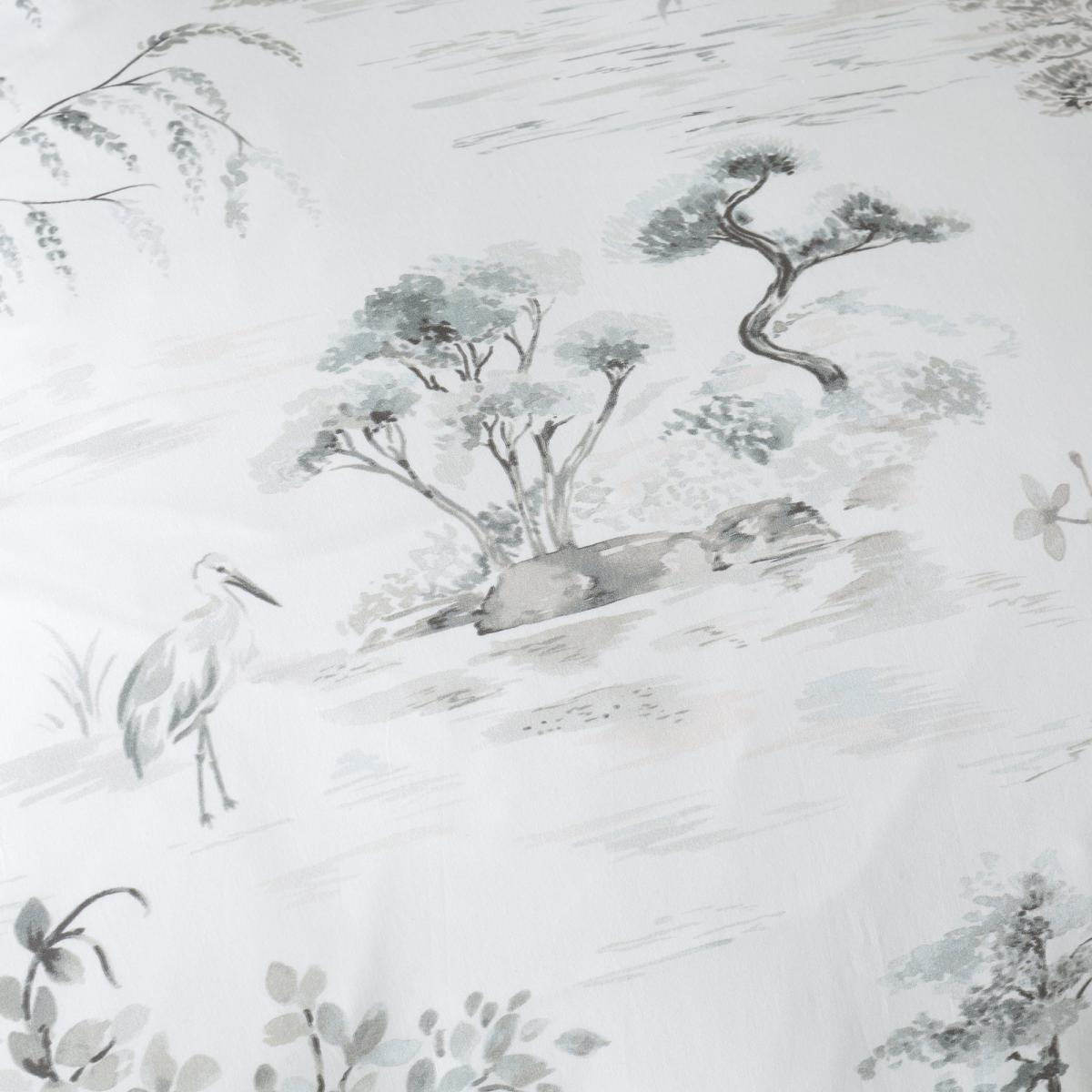 Chinoiserie Grey Reversible Duvet Cover and Pillowcase Set Grey – image 4