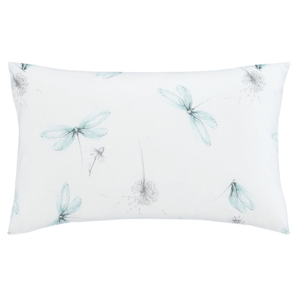 Dragonflies Seafoam Reversible Duvet Cover and Pillowcase Set Blue – image 5