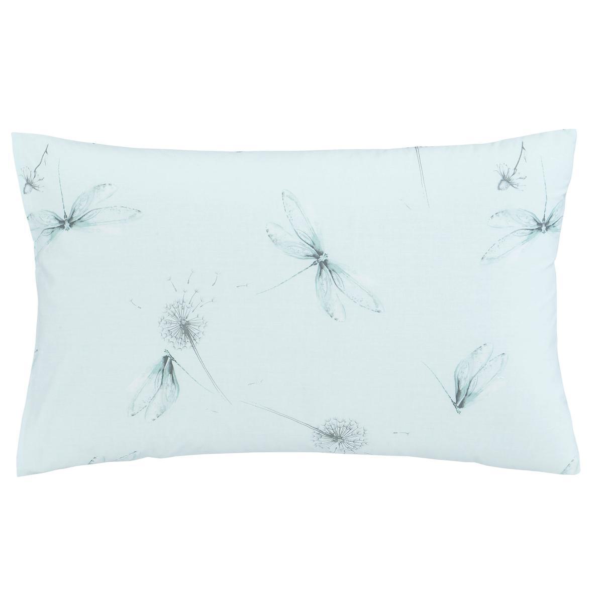 Dragonflies Seafoam Reversible Duvet Cover and Pillowcase Set Blue – image 6