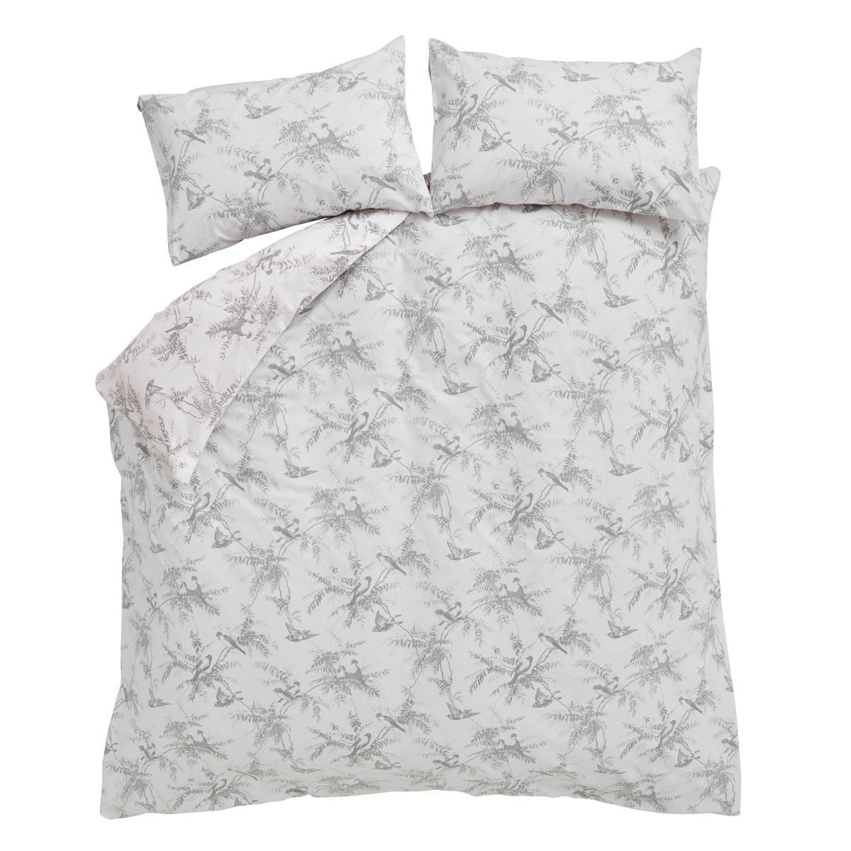 Holly Willoughby Fauna Mint 100% Brushed Cotton Reversible Duvet Cover and Pillowcase Set Mint – image 4
