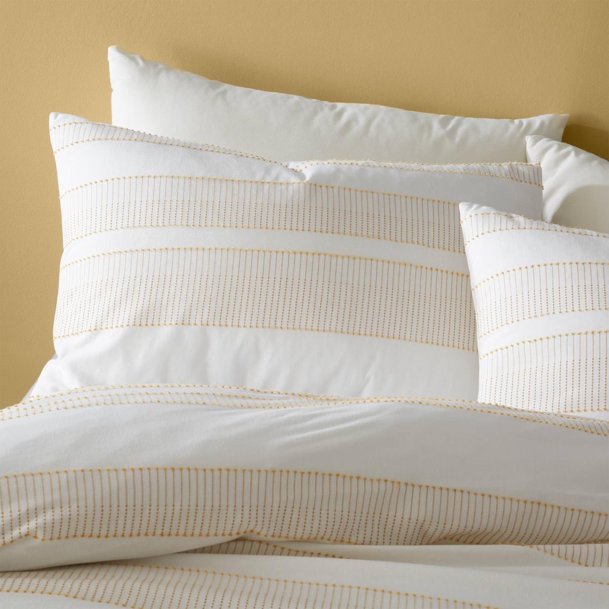 Pineapple Elephant Cairns Tufted Jacquard Duvet Cover and Pillowcase Set Ochre – image 2