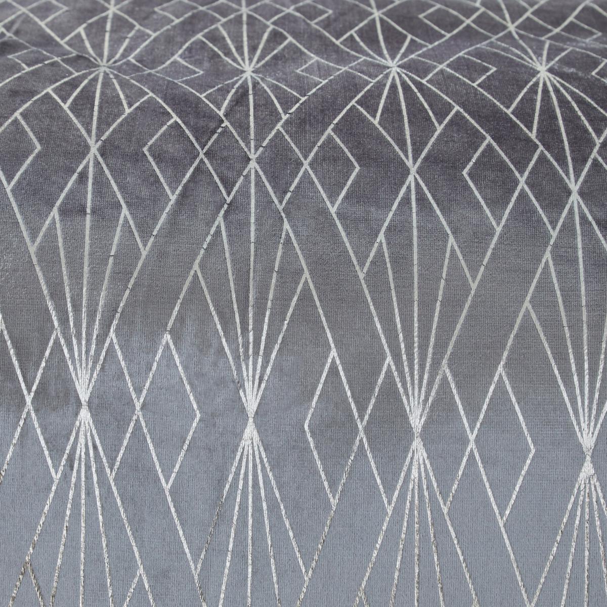 Harlow Silver Duvet Cover and Pillowcase Set Silver – image 2