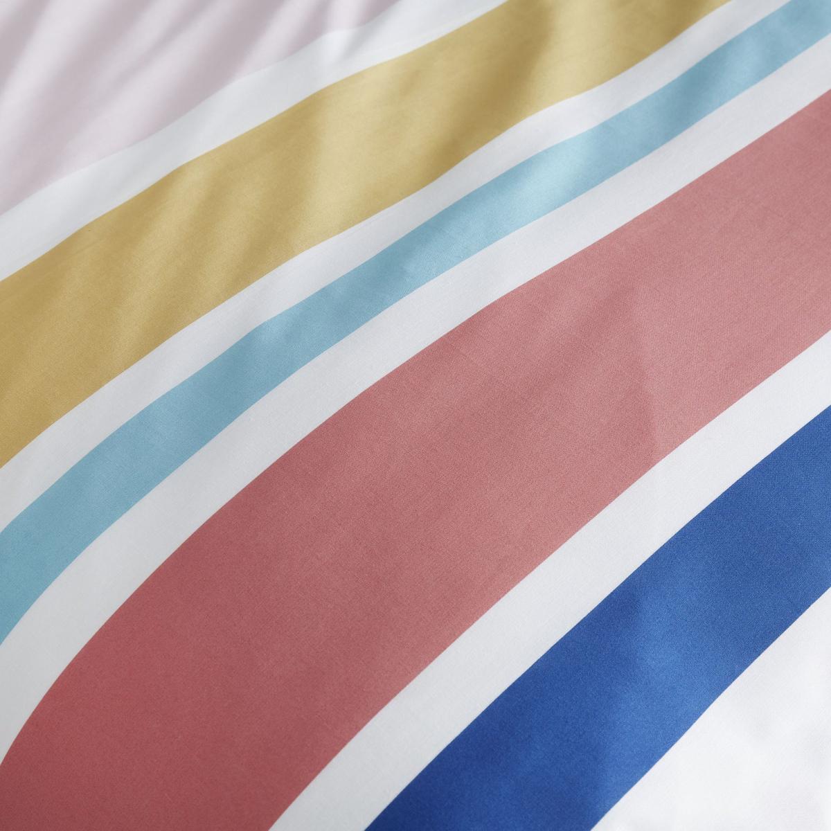Catherine Lansfield Brighton Bright Stripe Duvet Cover and Pillowcase Set MultiColoured – image 4