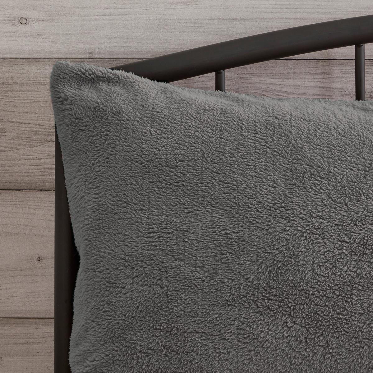 Teddy Duvet Cover and Pillowcase Set Charcoal – image 3