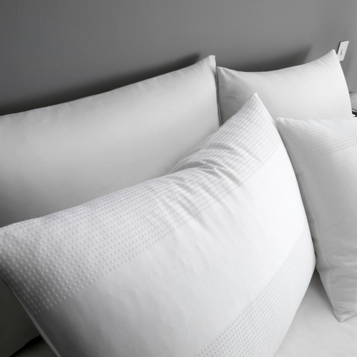 Content by Conran Waffle Stripe 100% Cotton Duvet Cover and Pillowcase Set White – image 2