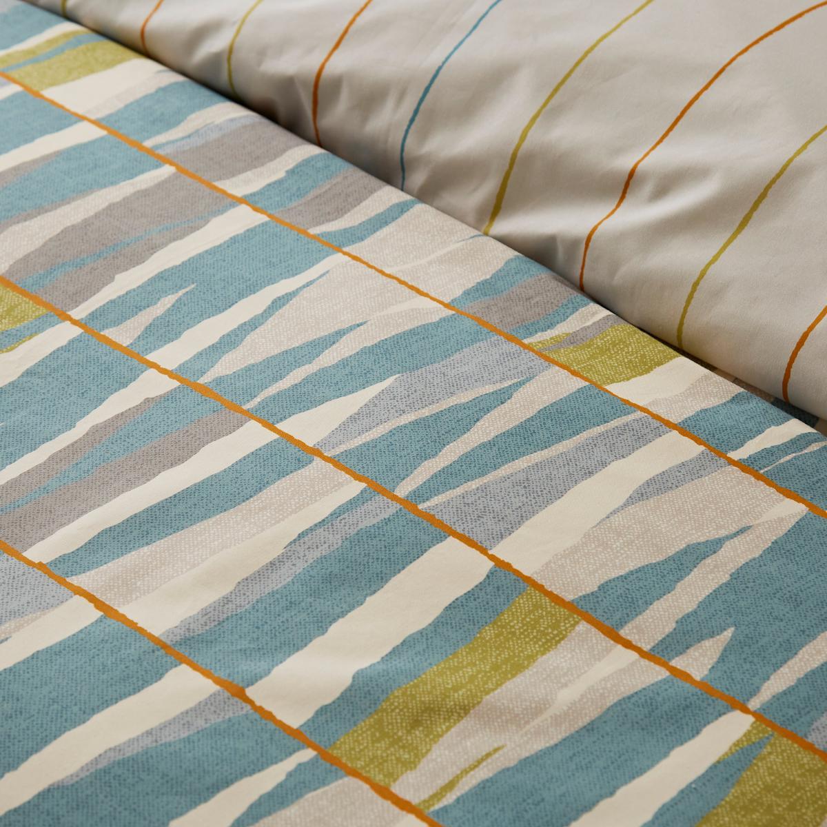 Elements Kolla Blue Duvet Cover and Pillowcase Set Blue – image 5