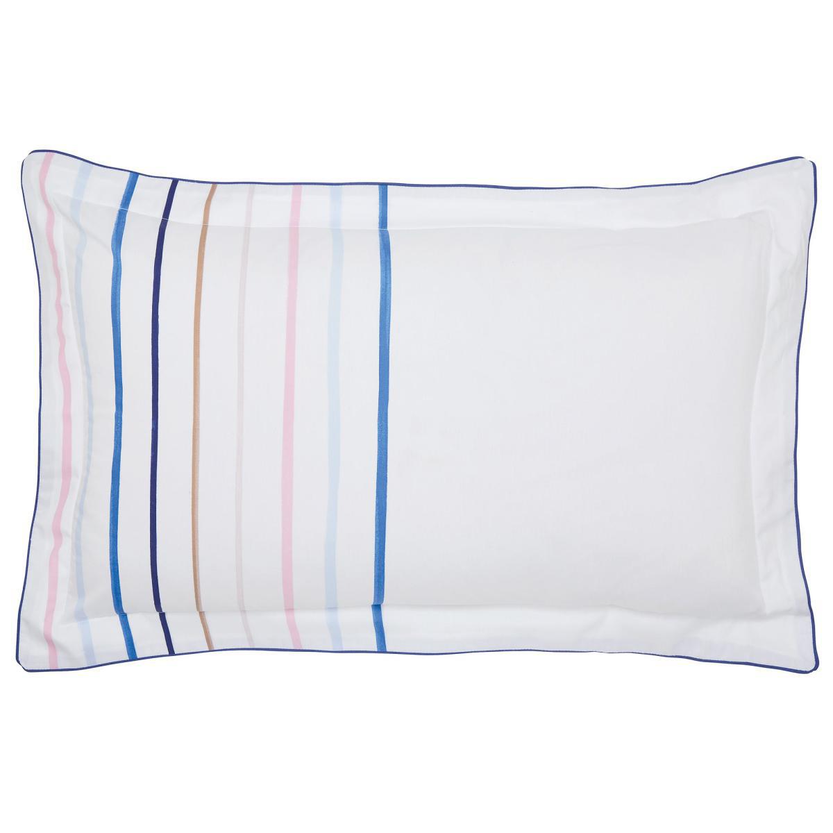 Joules Coastal Striped 100% Cotton Reversible Duvet Cover and Pillowcase Set MultiColoured – image 3