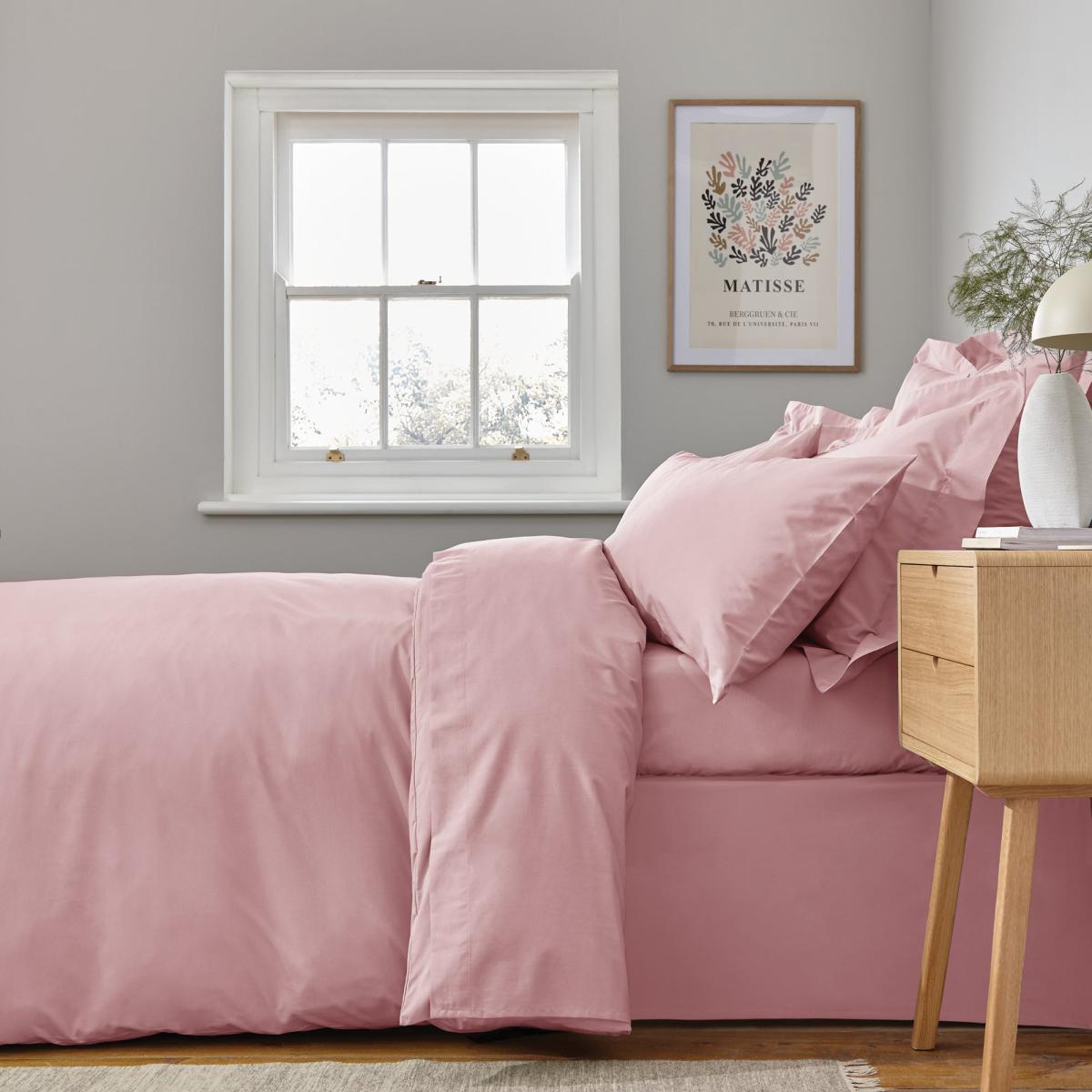 Fogarty Cooling Cotton Blush Duvet Cover Blush (Pink) – image 2