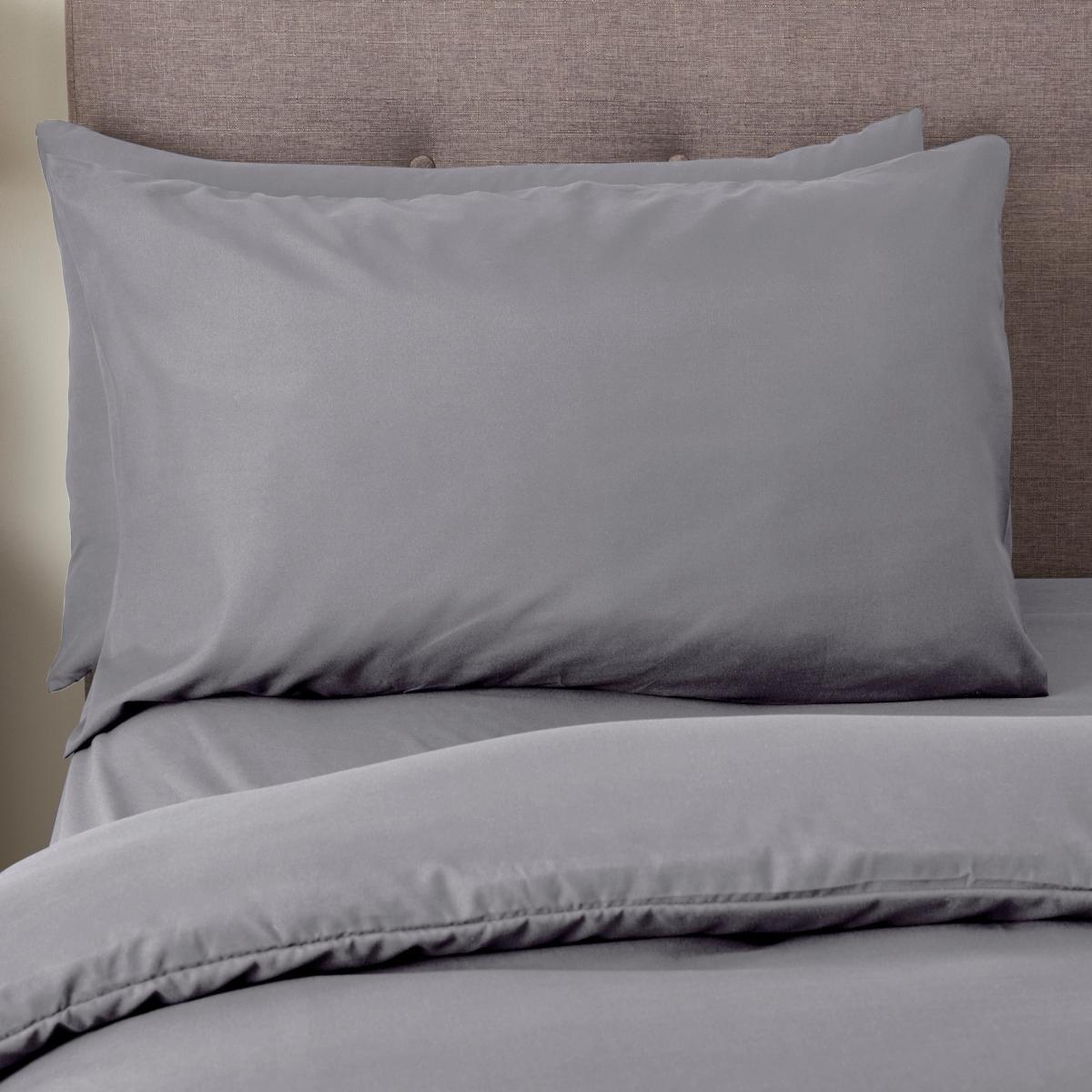 Super Soft Duvet Cover and Pillowcase Set Dove (Grey) – image 2