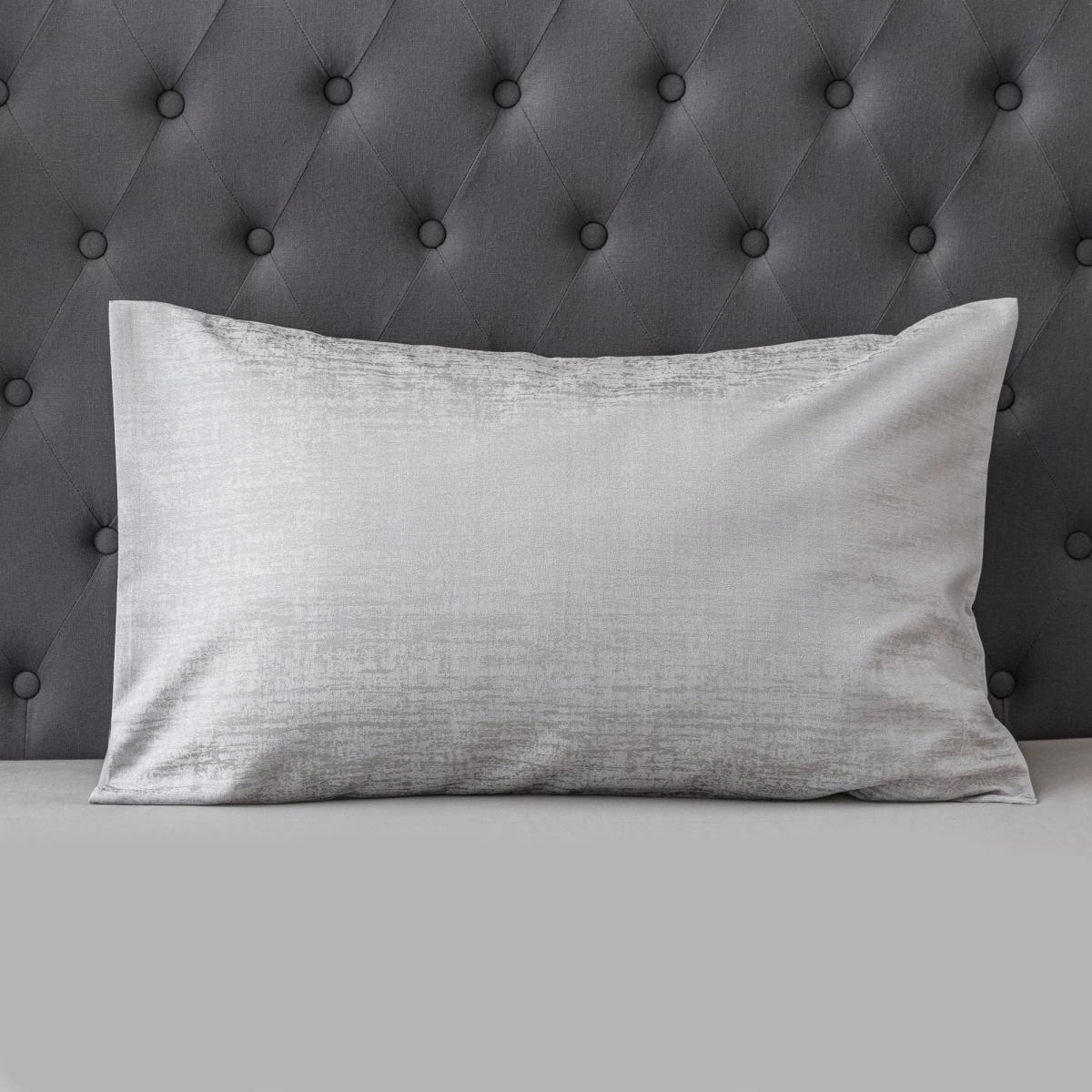 Tegan Silver Textured Duvet Cover and Pillowcase Set Silver – image 7