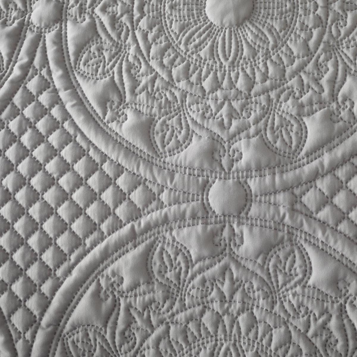 Mandalay Silver Duvet Cover and Pillowcase Set Silver – image 2
