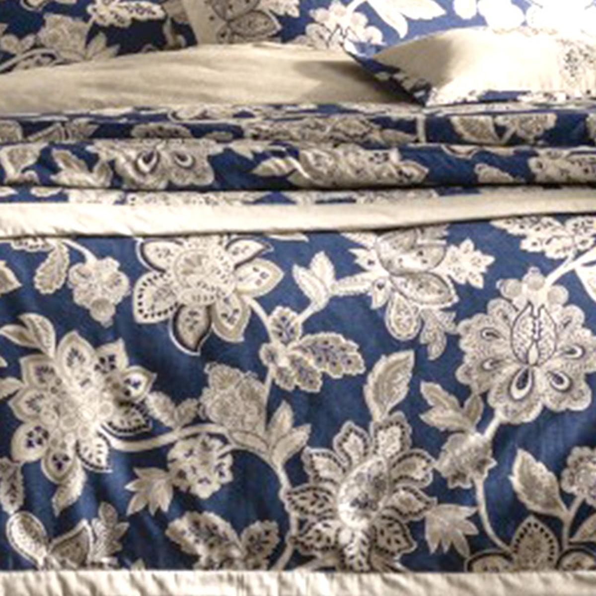 Dorma Samira Blue 100% Cotton Duvet Cover Blue / White – image 2