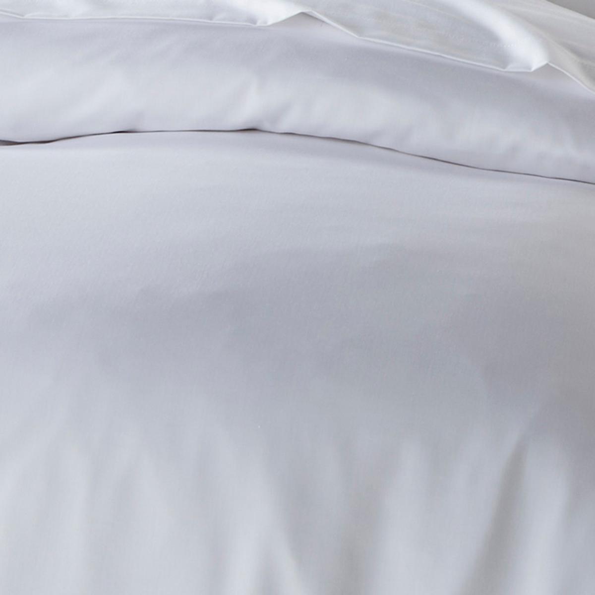 Cotton Rich Sateen White Duvet Cover White – image 2
