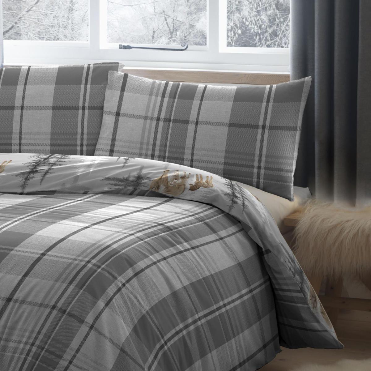 Shetland Pony Charcoal Duvet Cover Set Charcoal – image 4