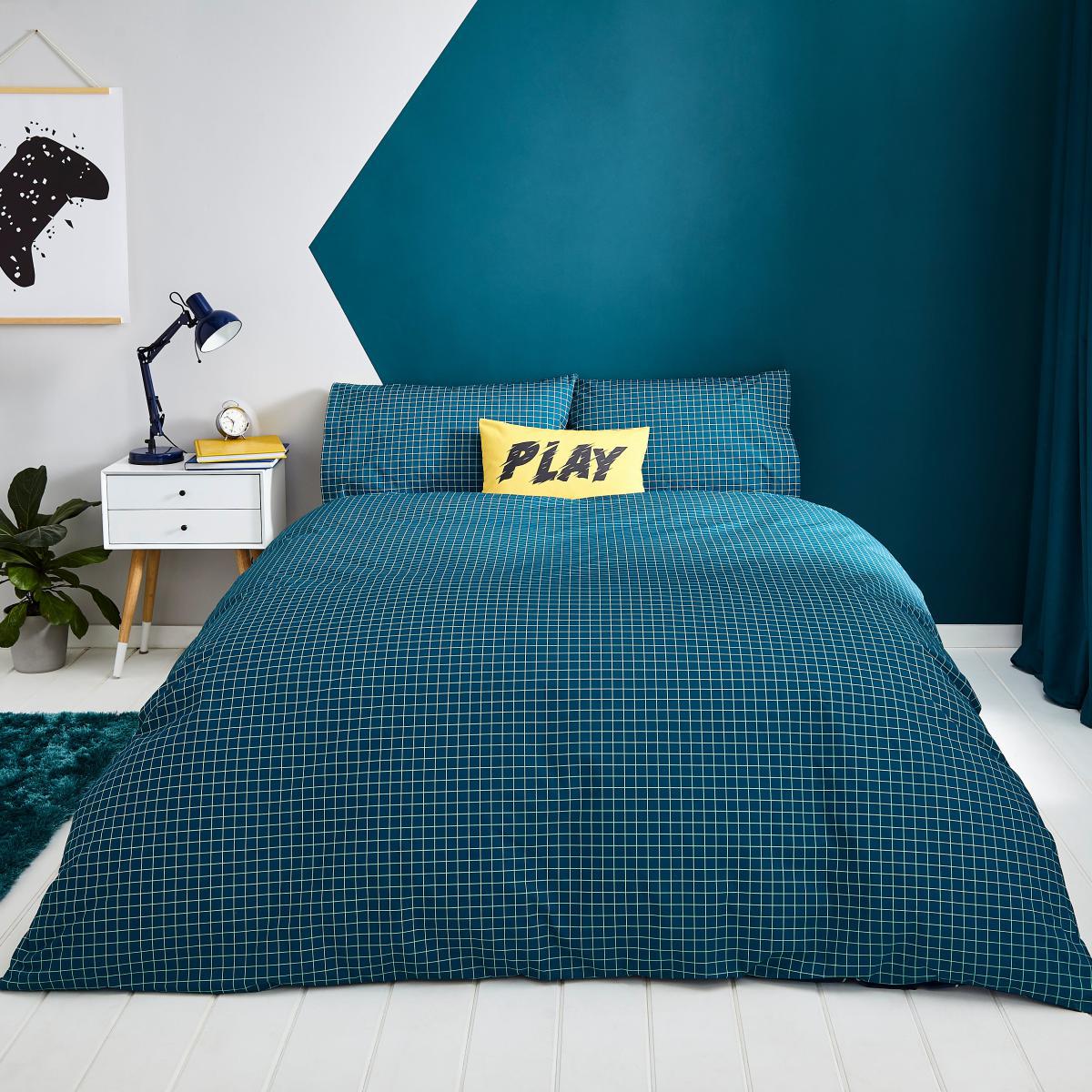 Game On Duvet Cover and Pillowcase Set Green – image 2