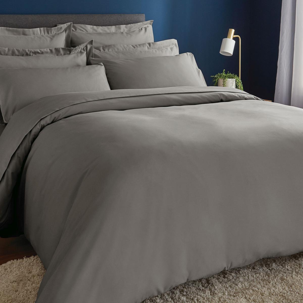 Fogarty Soft Touch Slate Duvet Cover and Pillowcase Set Slate (Grey) – image 3