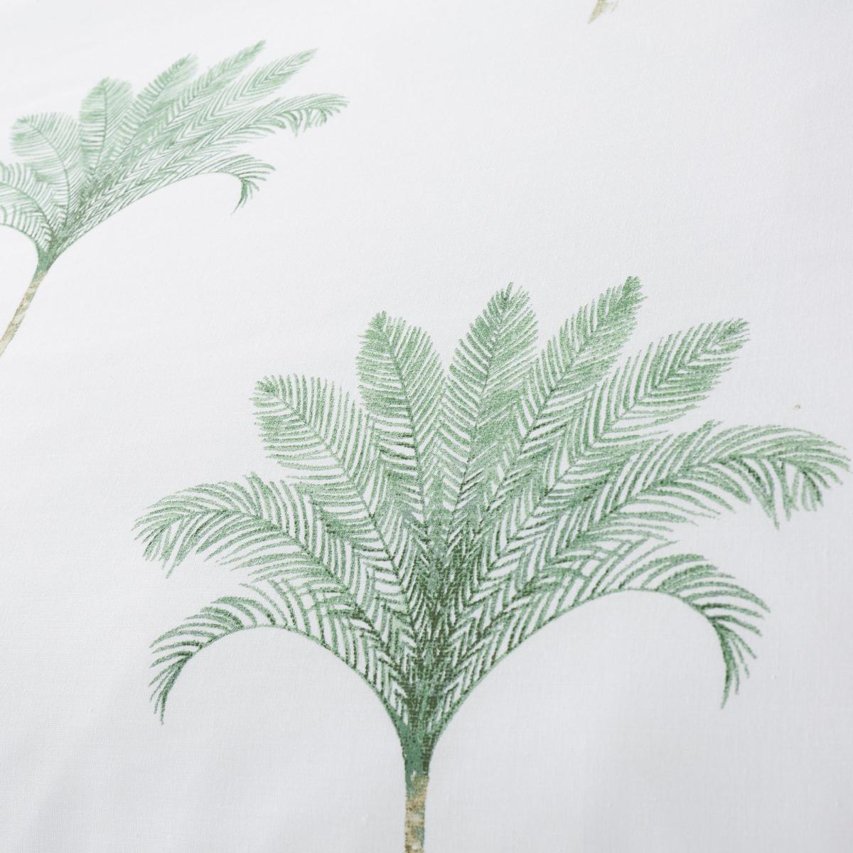 Palma Green Reversible Duvet Cover and Pillowcase Set Light Green – image 4