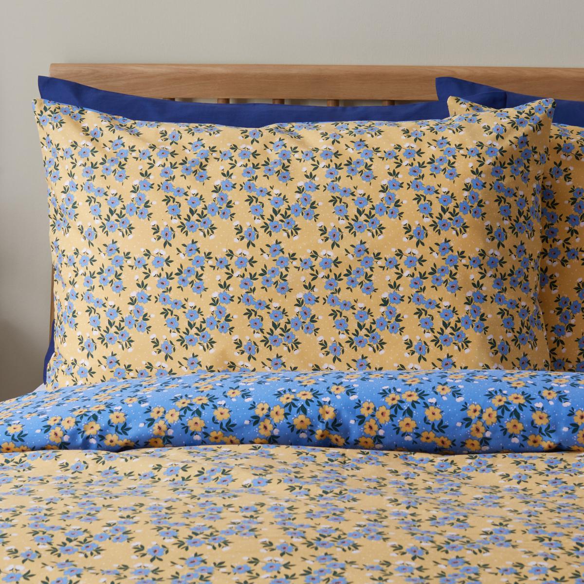 Paige Duvet Cover and Pillowcase Set Blue – image 3