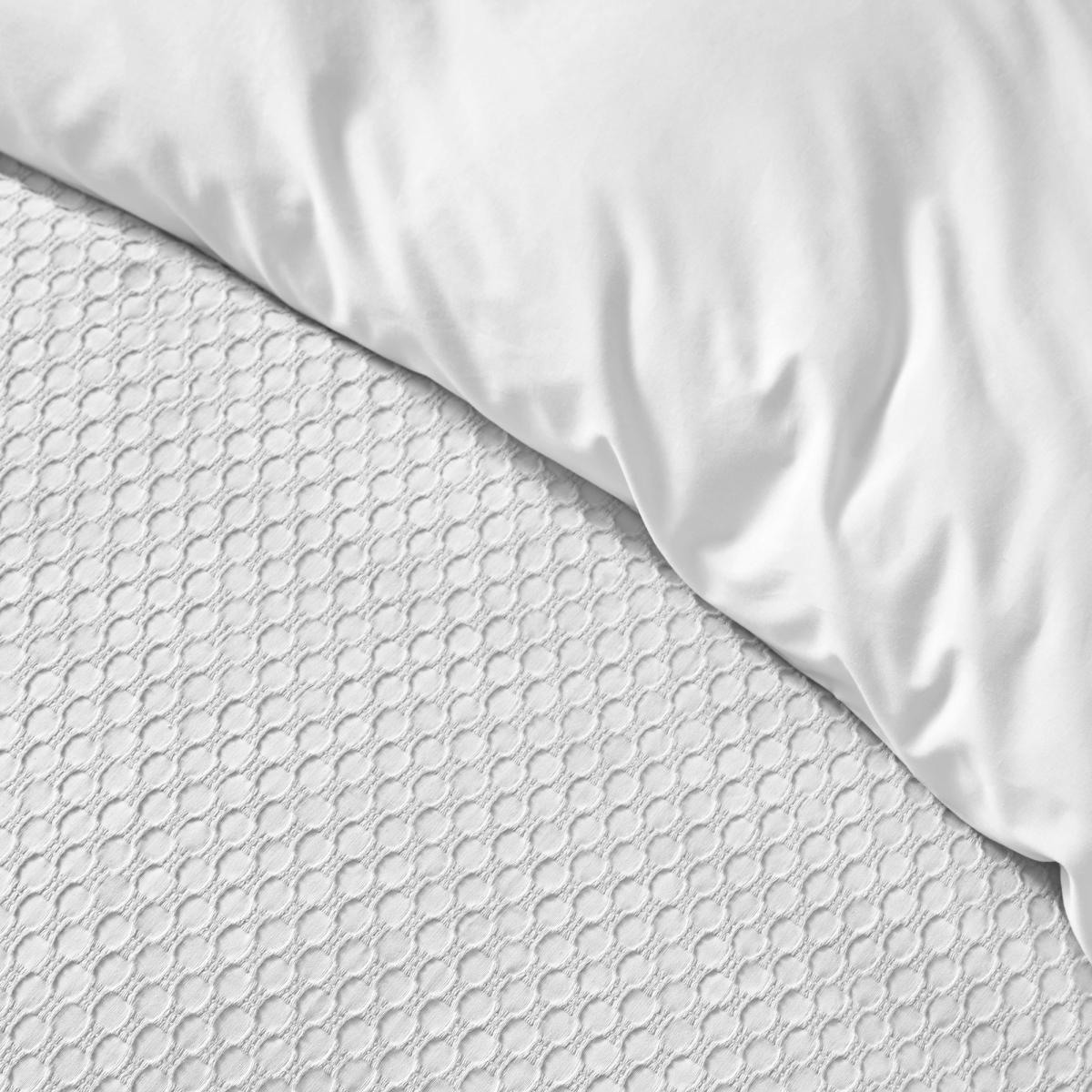 Aubrey White 100% Cotton Duvet Cover and Pillowcase Set White – image 3