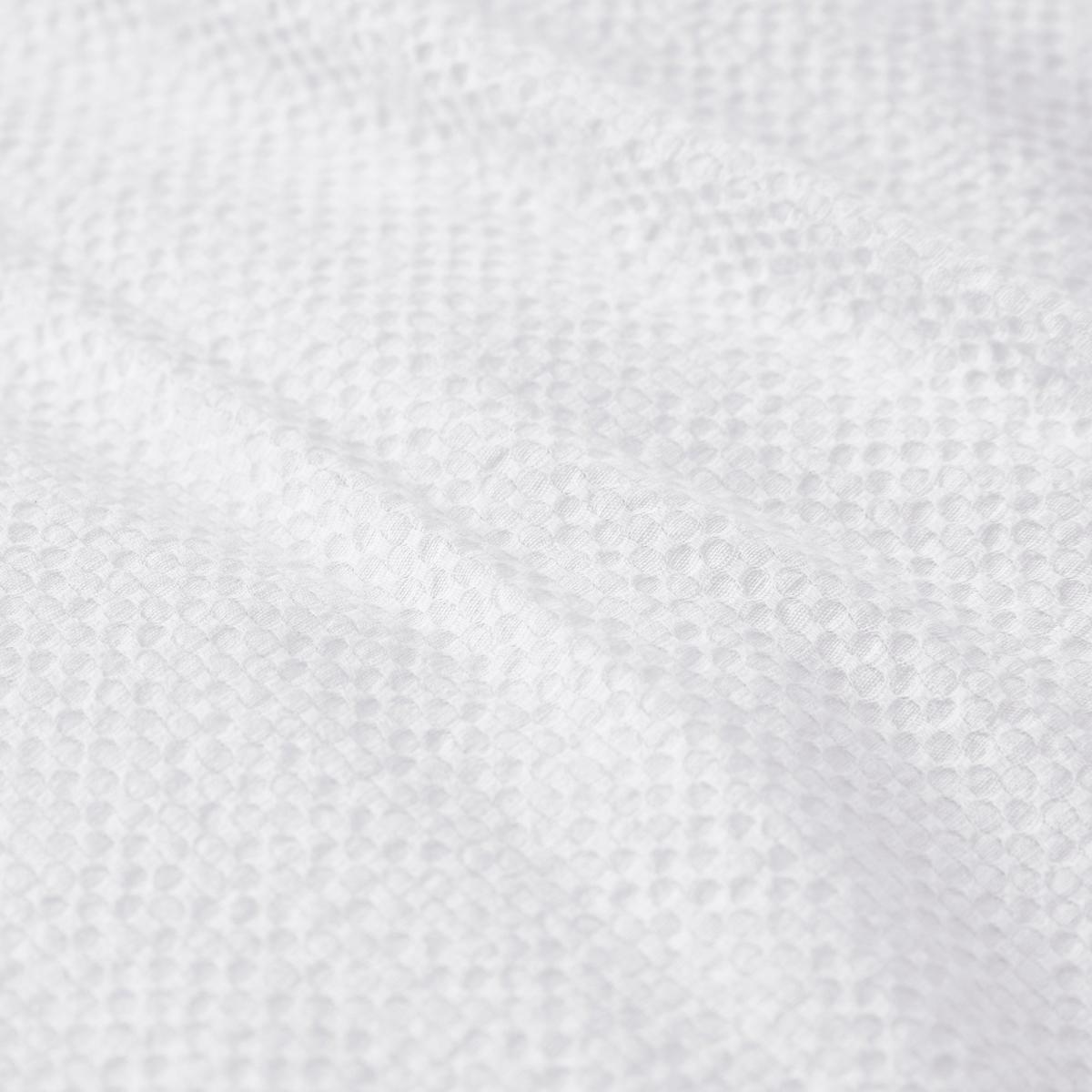 Chester White Waffle 100% Cotton Duvet Cover and Pillowcase Set White – image 6