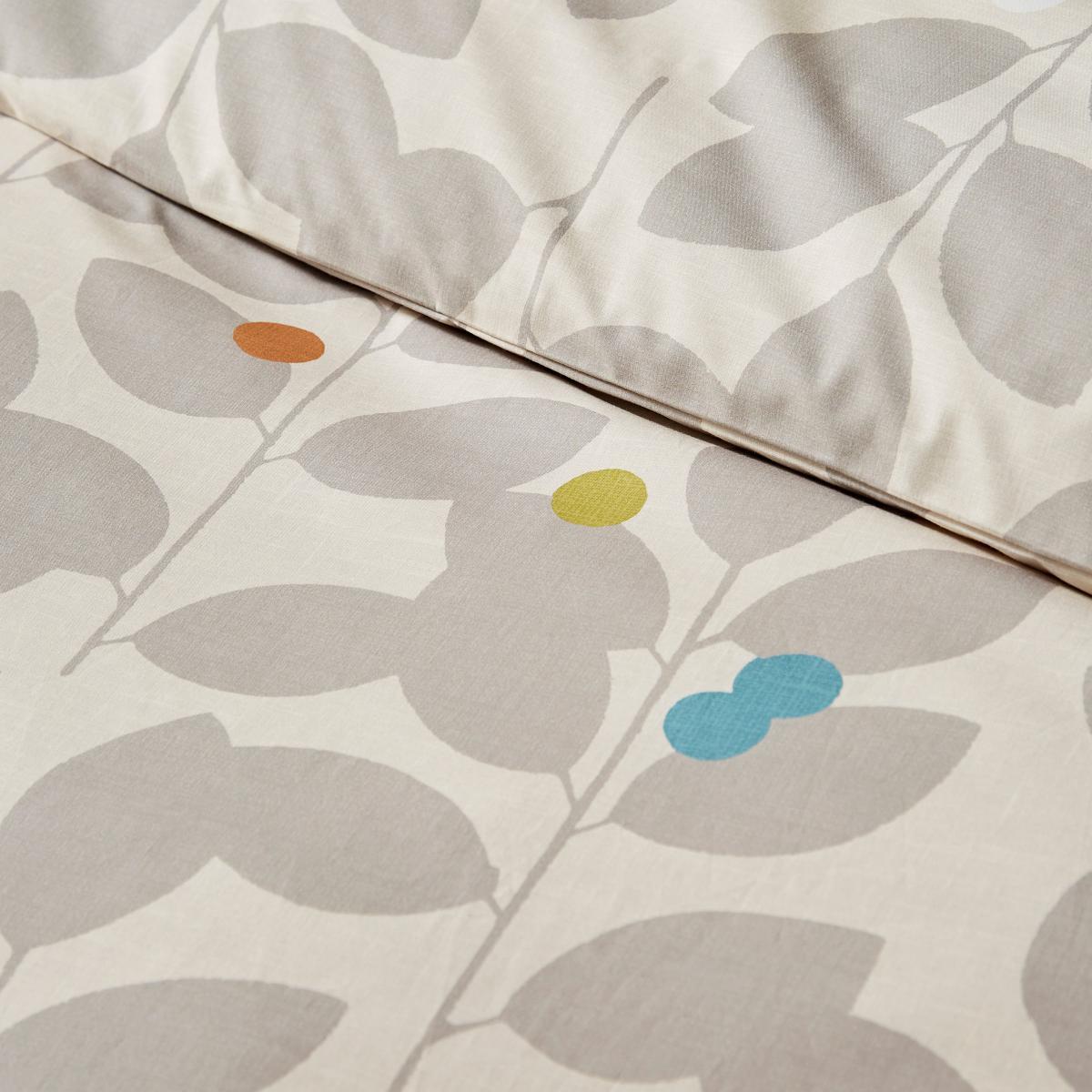 Elements Modern Leaf Natural Duvet Cover and Pillowcase Set Natural – image 5