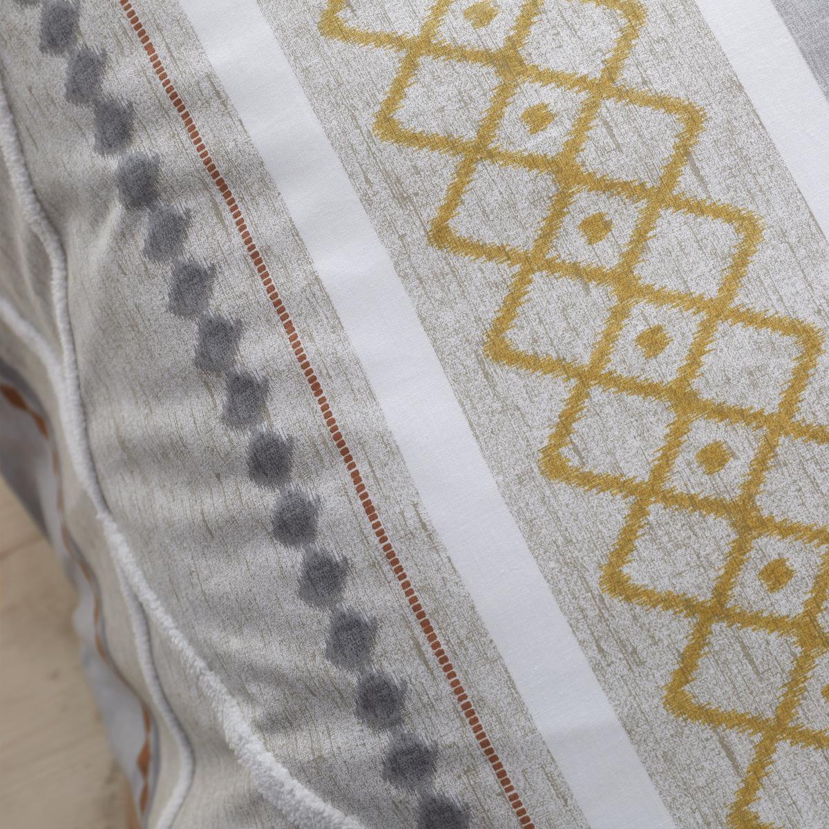 Pineapple Elephant Kadin 100% Cotton Duvet Cover and Pillowcase Set Natural – image 4