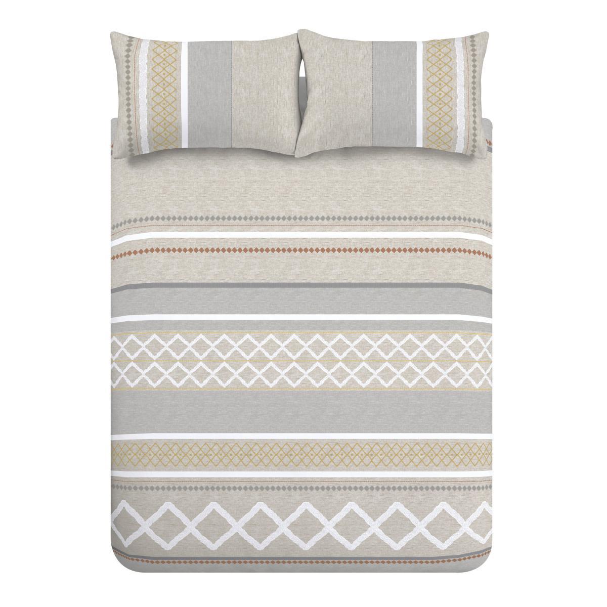 Pineapple Elephant Kadin 100% Cotton Duvet Cover and Pillowcase Set Natural – image 5