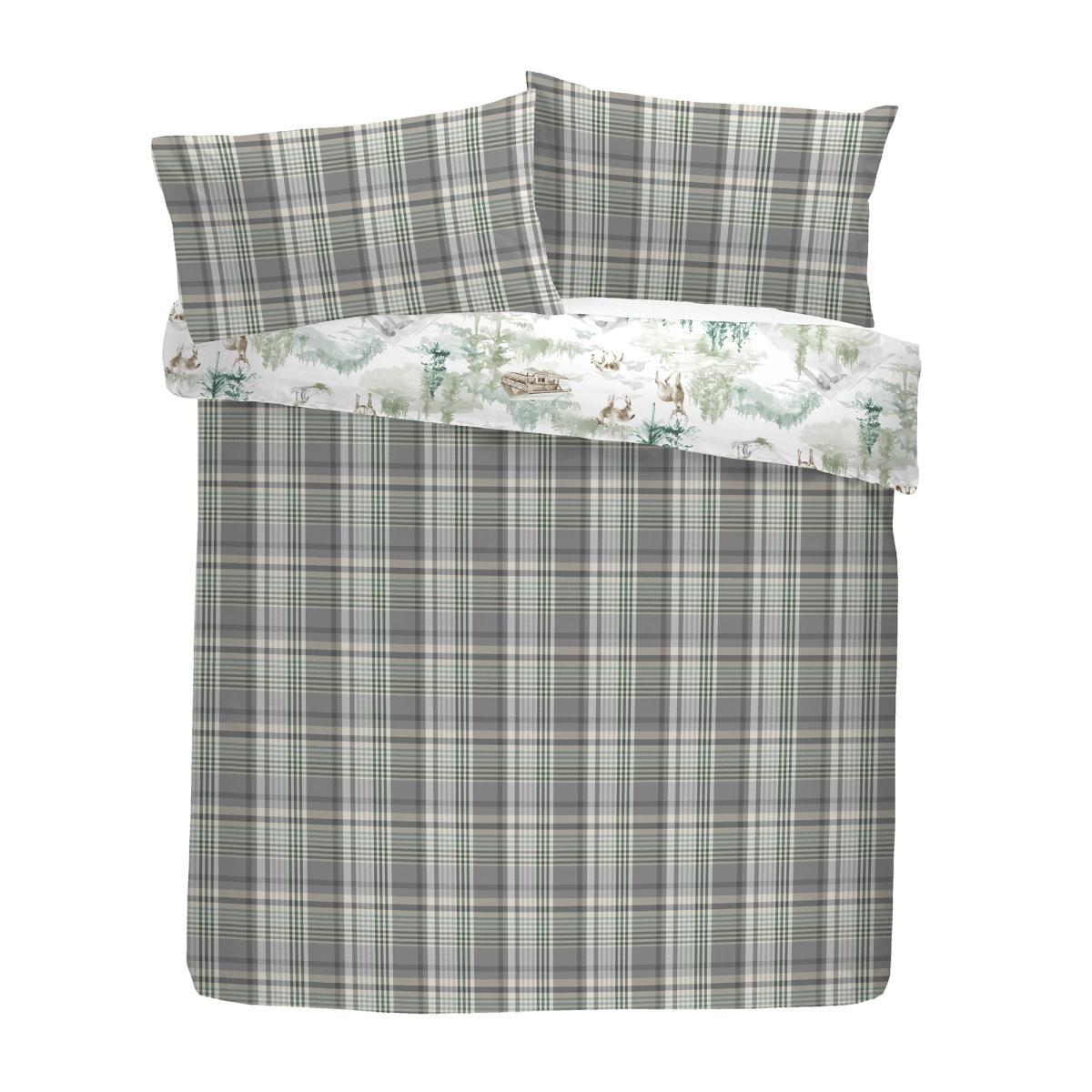 Snow Scene Duvet Cover Set MultiColoured – image 9