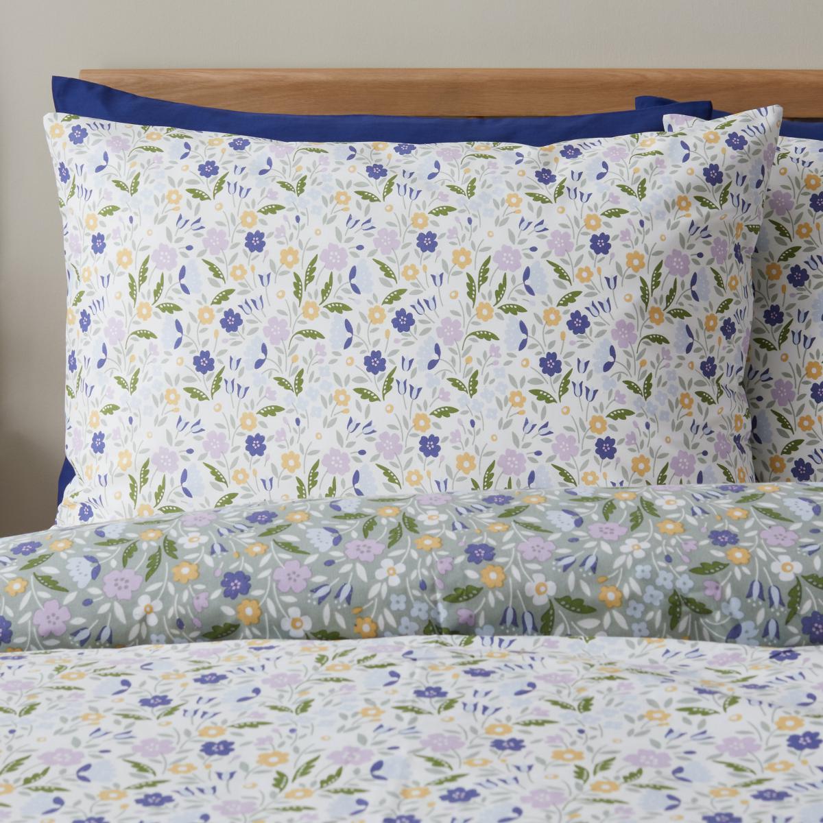 Pippa Duvet Cover and Pillowcase Set White – image 3