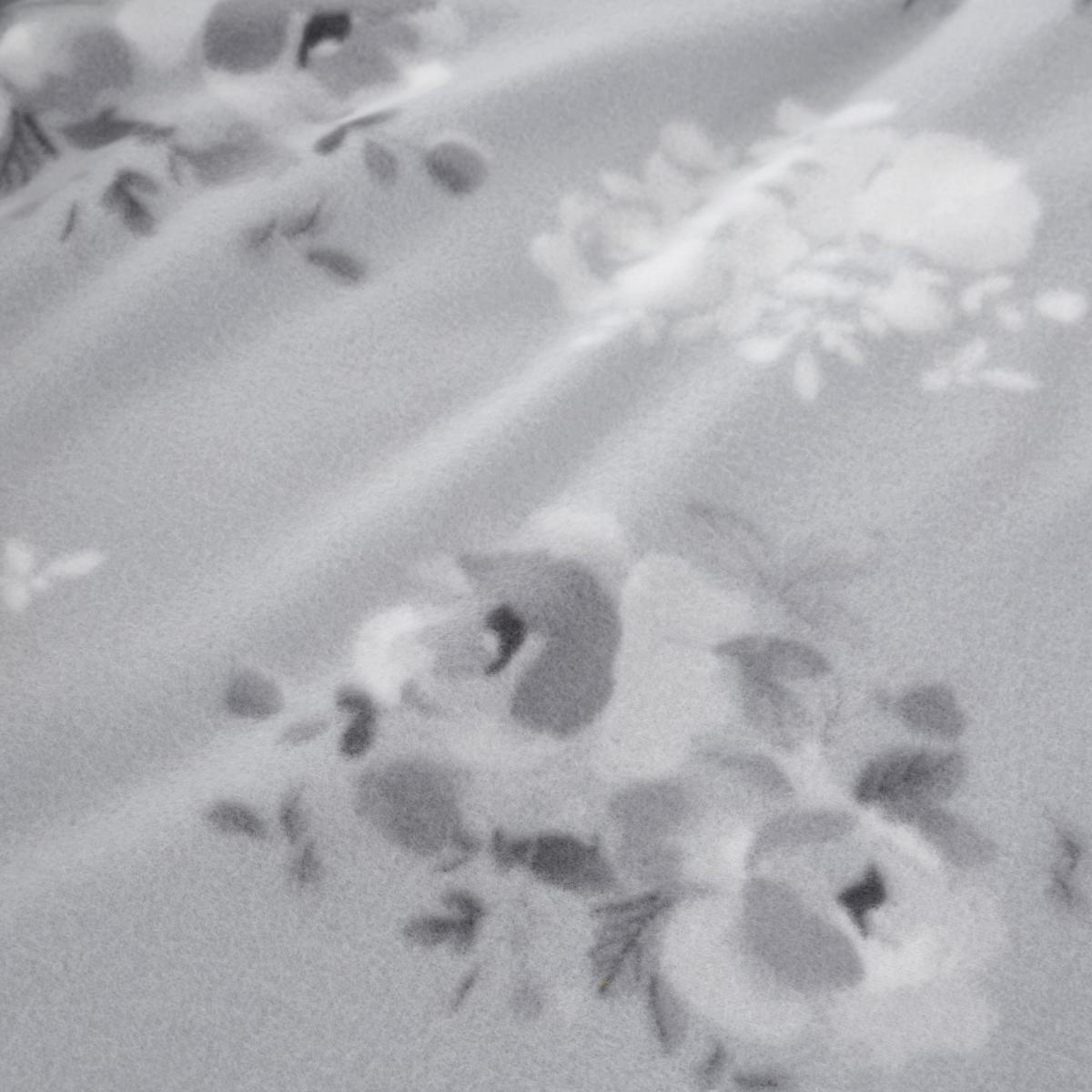 Catherine Lansfield Cosy Painterly Floral Duvet Cover and Pillowcase Set Grey – image 3