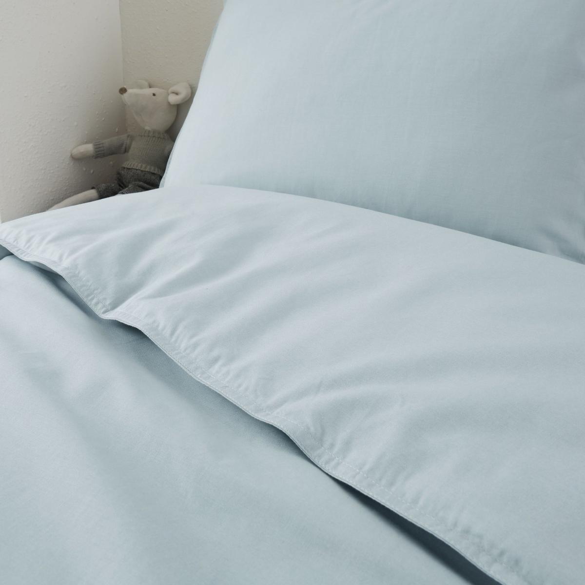 Blue Sage 100% Organic Cotton Duvet Cover and Pillowcase Set Organic Cotton Blue Sage – image 5